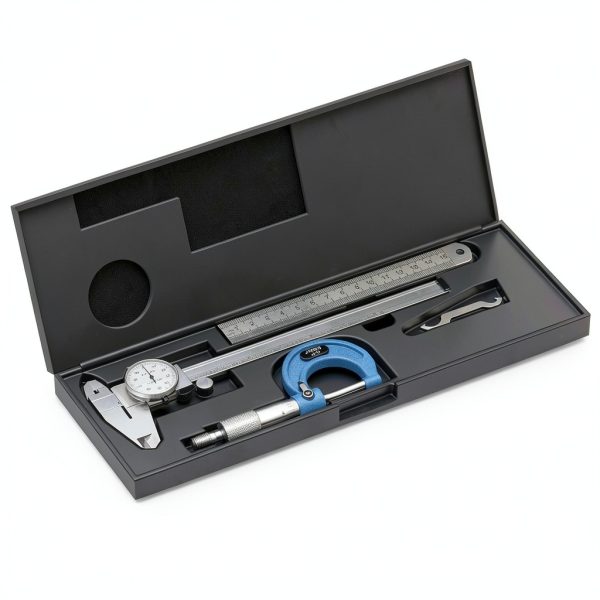 HDLNKAK Dial Caliper and Micrometer Set Steel Precision Toolkit-7