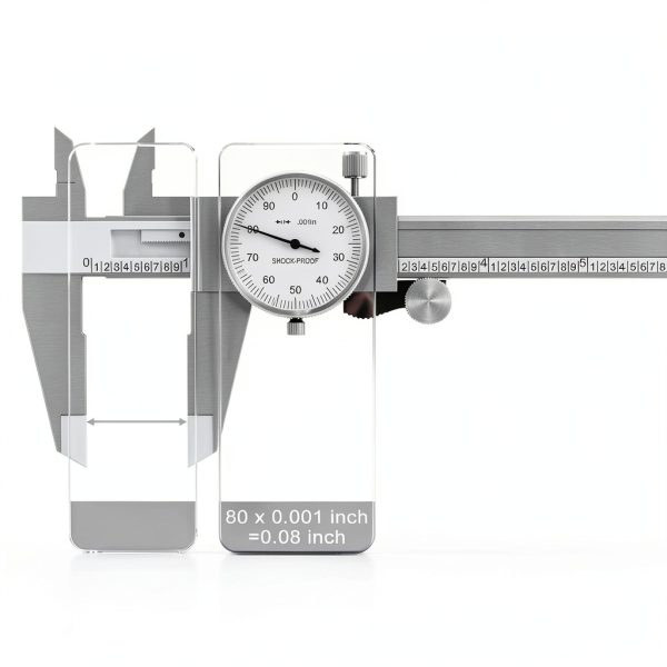 HDLNKAK Dial Caliper and Micrometer Set Steel Precision Toolkit-1