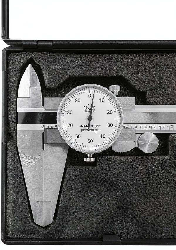 Dial Caliper 8in Stainless Steel Shockproof Generic 0.001 Accuracy-4