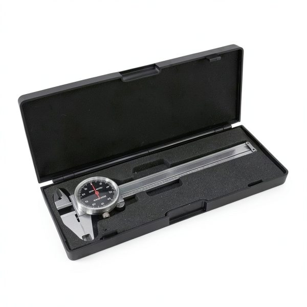 Stainless Steel Dial Caliper DBM IMPORTS 0-4in 0.001in Graduation-0