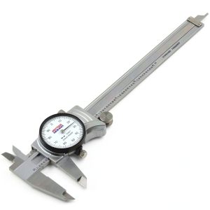 Anytime Tools 6 Inch Dial Caliper with Gears, Shock‑Proof Build-0