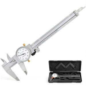 Dial Caliper HARDELL Carbon Steel 0 to 6 Inch Precision Measuring Tool-0