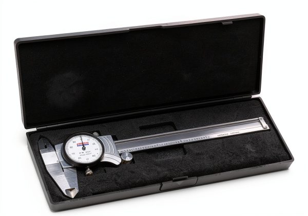 Anytime Tools 6 Inch Dial Caliper with Gears, Shock‑Proof Build-2