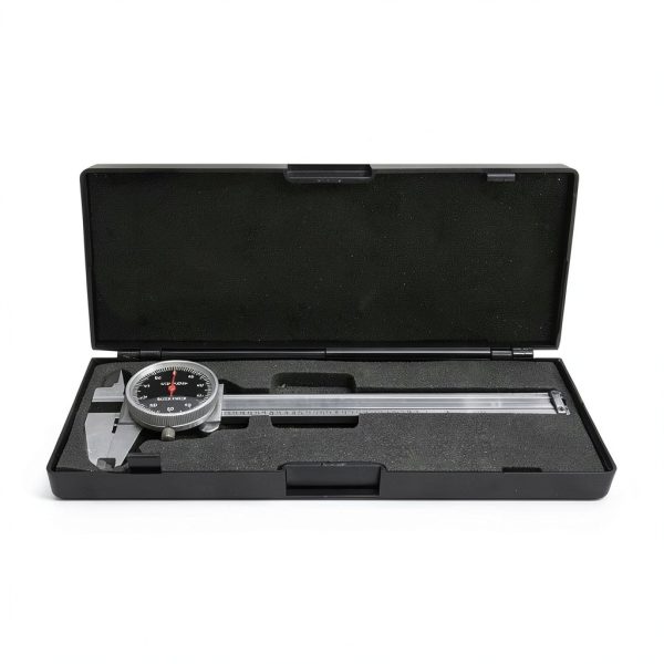 Stainless Steel Dial Caliper DBM IMPORTS 0-4in 0.001in Graduation-1